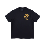 HALO ‘S’ Printed Logo T-Shirt Black/Yellow