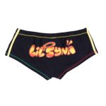 LIL SYNA SPRAY SHORT BLACK RED