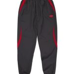 SYNA CIRCA TRACKPANT CHARCOAL GREY BRIGHT RED