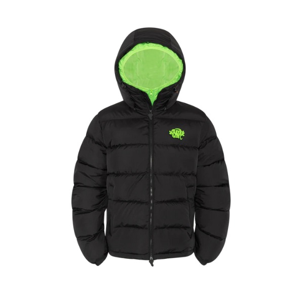 SYNA DOUBLE PUFFER JACKET BLACK PUFFE JACKET