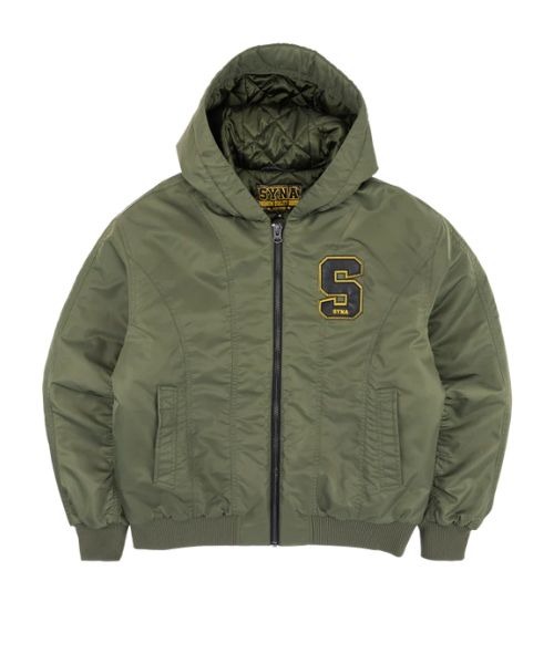 SYNA TACKLE TWILL BOMBER JACKET OLIVE BOMBER JACKET MEN
