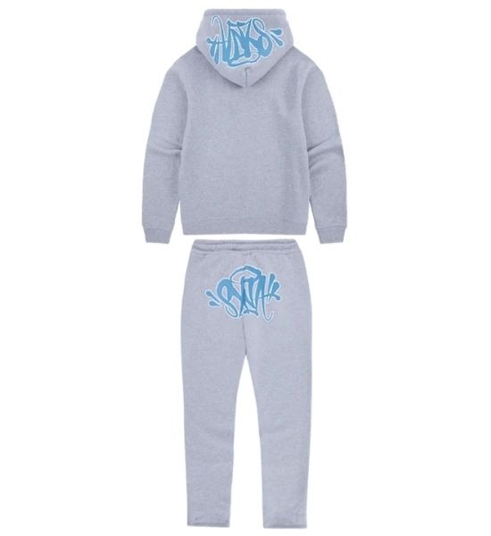 Syna Logo Syna world Tracksuit Grey/Blue Syna Logo Syna world Tracksuit Grey/Blue - Image 1