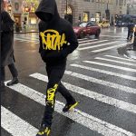 Syna Logo Synaworld Tracksuit Black Yellow - Image 2