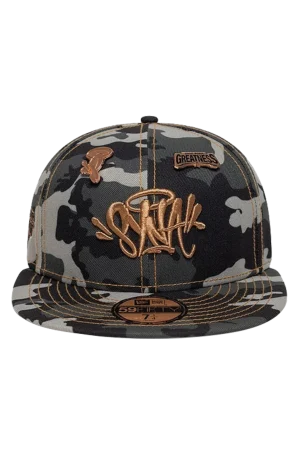 Camo Hat Central Cee x New Era Syna Fitted