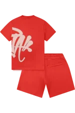 Syna World Red Shorts Set “Syna” Logo T-Shirt - Image 2