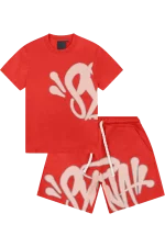 Red Shorts Set